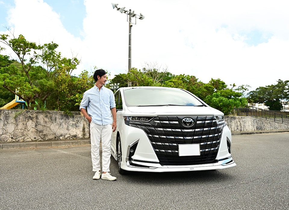 浦添市でTOYOTA・アルファードならスーパー乗るだけセット